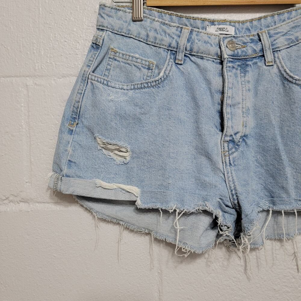 Forever 21 Wide Leg Jeans Blue Size 29 Boho - Picture 4 of 8